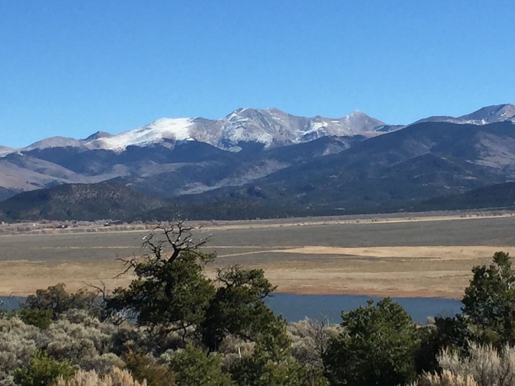 little norway beautiful view of the sanchez reservoir and the sangre de cristo mountains